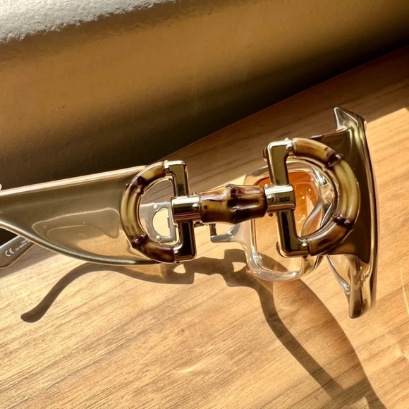 Rare Authentic Gucci Bamboo Horsebit Sunglasses - Picture 6 of 6
